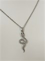 Колье "Изящная змейка" в серебре (И) 18746