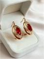 Серьги "Гранатовые узоры" (А5) 18807