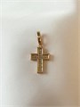 Крестик из дубайского золота 18865
