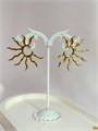Серьги "Солнечные лучи" (В8) 18887