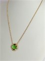 Колье "Хризолитовый клевер" (К1) 18903