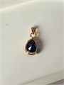 Кулон "Сапфировая капелька" 18985