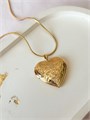 Комплект цепочки с кулоном "Золотое сердце" 18989