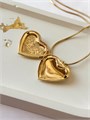 Комплект цепочки с кулоном "Золотое сердце" 18989