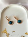 Серьги "Бирюзовое небо" (А4) 18998