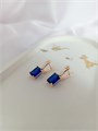 Серьги "Сапфировый шарм" (Б4) 19159