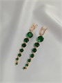 Серьги "Изумрудный ручей" (В9) 19293
