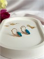 Серьги "Лазурное сияние" (А2) 19371
