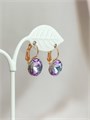 Серьги "Лиловое сияние" (А2) 19372