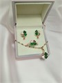 Набор "Клевер с изумрудом" (В4) 19471