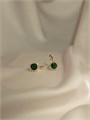 Серьги "Изумрудное мерцание" (А5) 19473