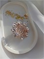 Брошь "Жемчужный цветок" 19519