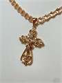 Крестик из дубайского золота 19720