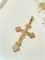 Крестик из дубайского золота 19721