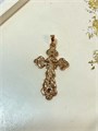 Крестик из дубайского золота 19722