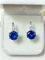 Серьги "Сапфировое небо" 19745