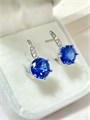 Серьги "Сапфировое небо" 19745