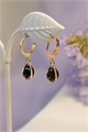 Серьги  "Агатовая роса" (А1) 19761