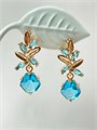 Серьги "Бирюзовый восторг" (А2) 19796