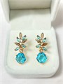 Серьги "Бирюзовый восторг" (А2) 19796
