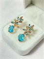 Серьги "Бирюзовый восторг" (А2) 19796