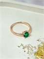 Кольцо  "Изумрудная песня" 19820