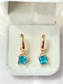 Серьги "Бирюзовый блеск" 19902