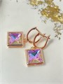 Серьги "Радужные льдинки" 19910