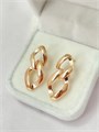 Серьги "Золотые звенья» 19964