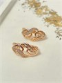 Серьги "Дыхание золота» 19968