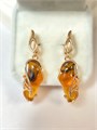 Серьги "Янтарный сон" 19994