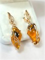 Серьги "Янтарный сон" 19994