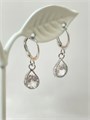 Серьги "Зимняя роса" серебро 20008