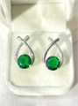 Серьги "Изумрудный восторг" 20050