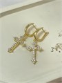 Серьги "Хрустальные крестики" 20160