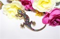 Брошь "Ящерица на счастье" 9727