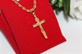 Крестик из дубайского золота - фото 69051