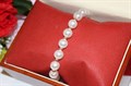 Браслет из жемчуга "Невеста" 1см. (к4) 12314