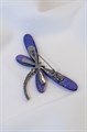 Брошь  "Аметистовая стрекоза" (и3) 12883 Брошь  "Аметистовая стрекоза" (и3) 12883