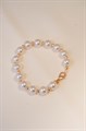 Браслет из жемчуга "Невеста" 1см. (к4) 12314