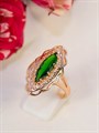 Кольцо "Изумрудный закат" 13439