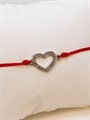 Красная нить "Сердце" (Серебро) (И3) - фото 91123