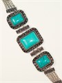 Браслет "Роскошь бирюзы" (А11) 13942