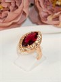 Кольцо "Чарующий гранат" 14008