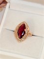 Кольцо "Чарующий гранат" 14008