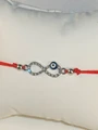 Красная нить "Удача" (серебро) (И3) 14139