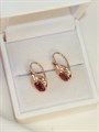 Серьги "Гранатовое счастье" (Б7) 14245 - фото 98835