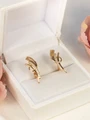 Серьги "Золотая искра" (В9) 14363
