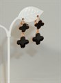 Серьги "Агатовые цветочки" (А6) 14371